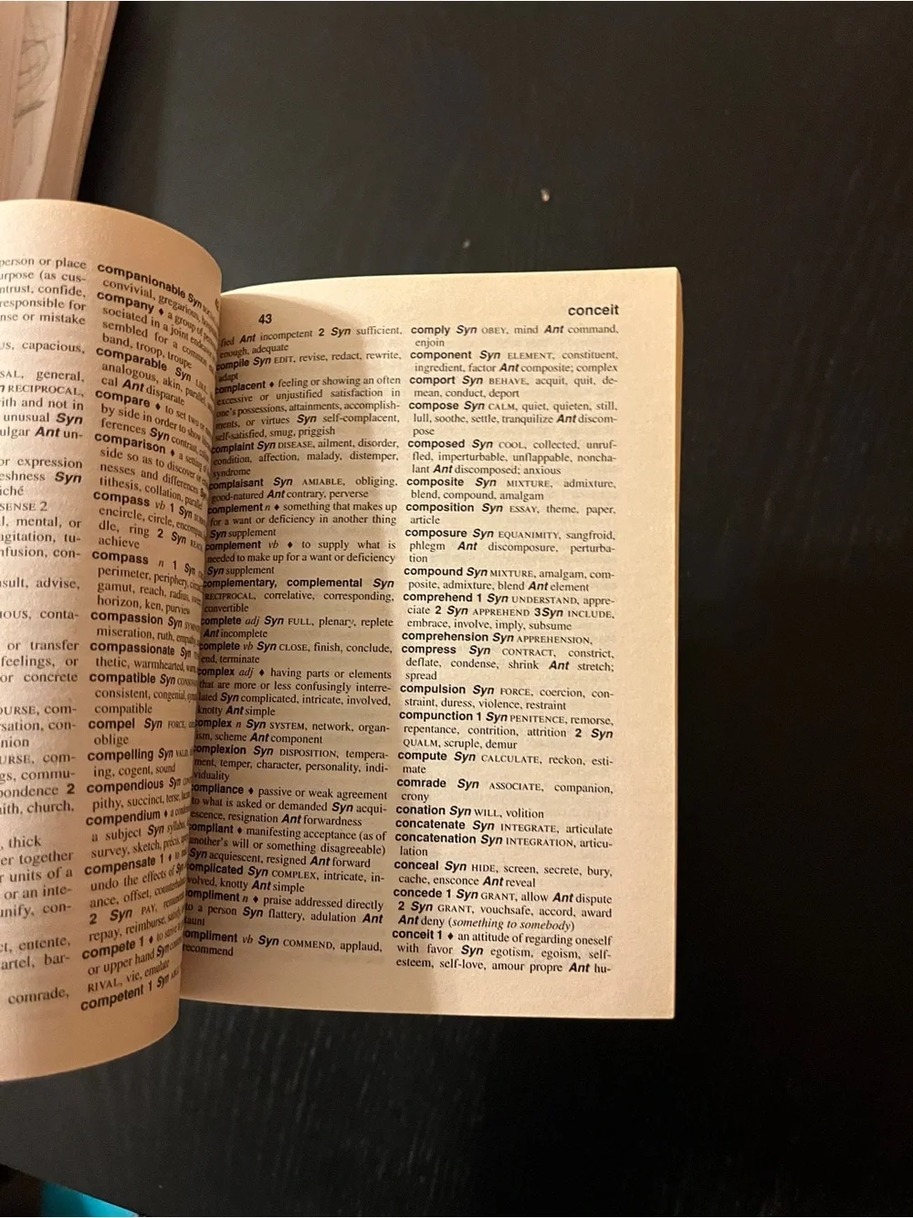 Webster's Thesaurus of English Language Book Merriam-Webster